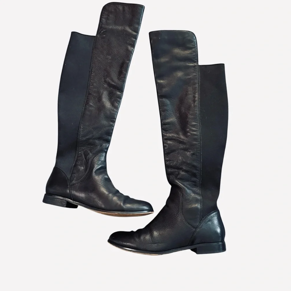 Corso Como Larissa Tall Over The knee Leather Riding Boots